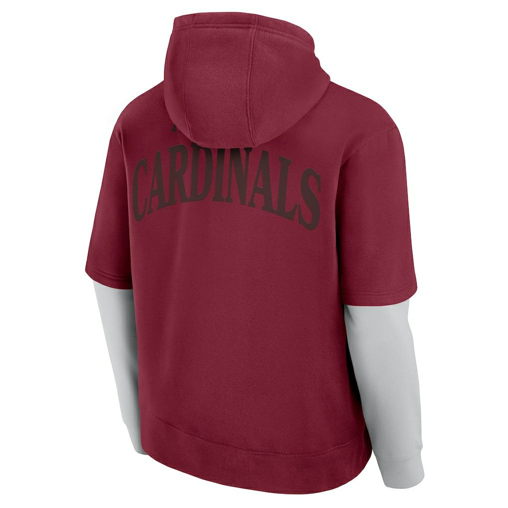 Arizona Cardinals Unisex Sleek Elements Pullover Hoodie Cardinal - Fanatics