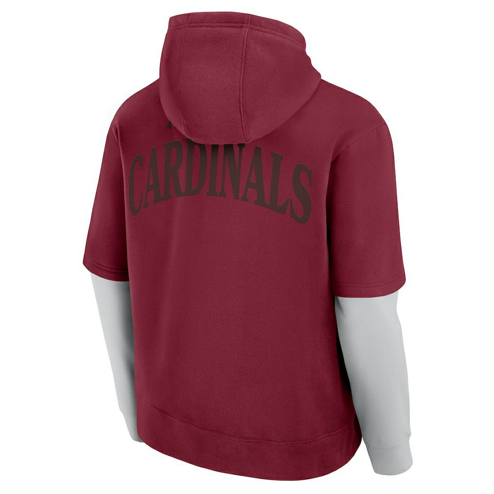 Arizona Cardinals Unisex Sleek Elements Pullover Hoodie Cardinal - Fanatics