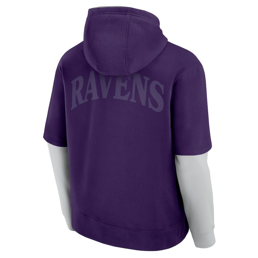 Baltimore Ravens Unisex Sleek Elements Pullover Hoodie Purple - Fanatics
