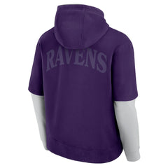 Baltimore Ravens Unisex Sleek Elements Pullover Hoodie Purple - Fanatics