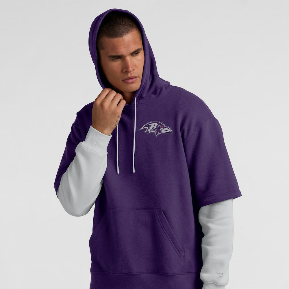 Baltimore Ravens Unisex Sleek Elements Pullover Hoodie Purple - Fanatics
