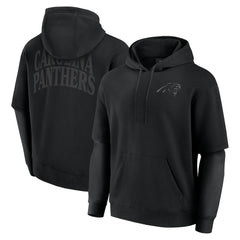 Carolina Panthers Unisex Sleek Elements Pullover Hoodie Black - Fanatics