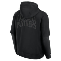 Carolina Panthers Unisex Sleek Elements Pullover Hoodie Black - Fanatics