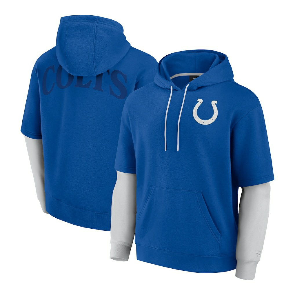 Indianapolis Colts Unisex Sleek Elements Pullover Hoodie Royal - Fanatics