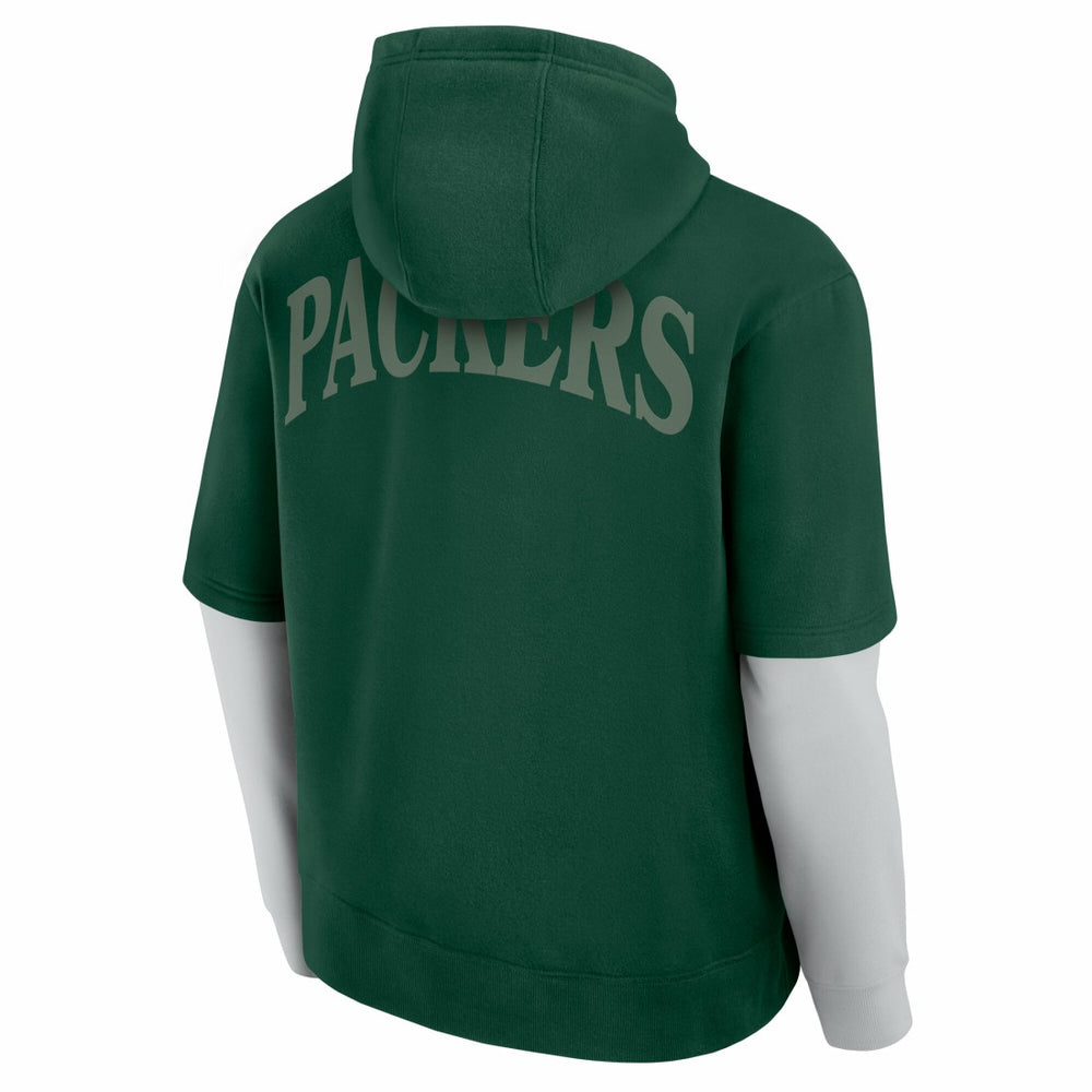 Green Bay Packers Unisex Sleek Elements Pullover Hoodie Green - Fanatics