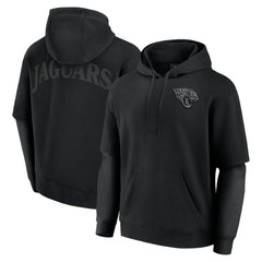 Jacksonville Jaguars Unisex Sleek Elements Pullover Hoodie Black - Fanatics