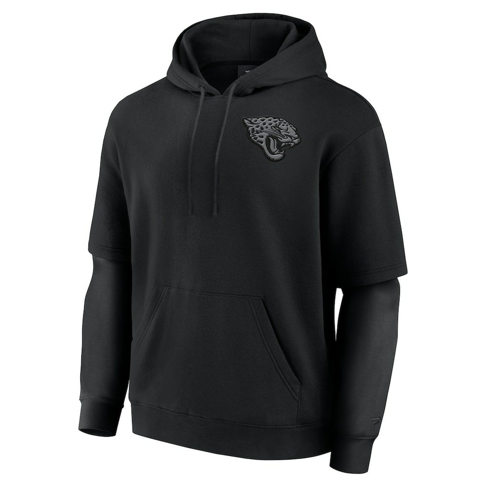 Jacksonville Jaguars Unisex Sleek Elements Pullover Hoodie Black - Fanatics