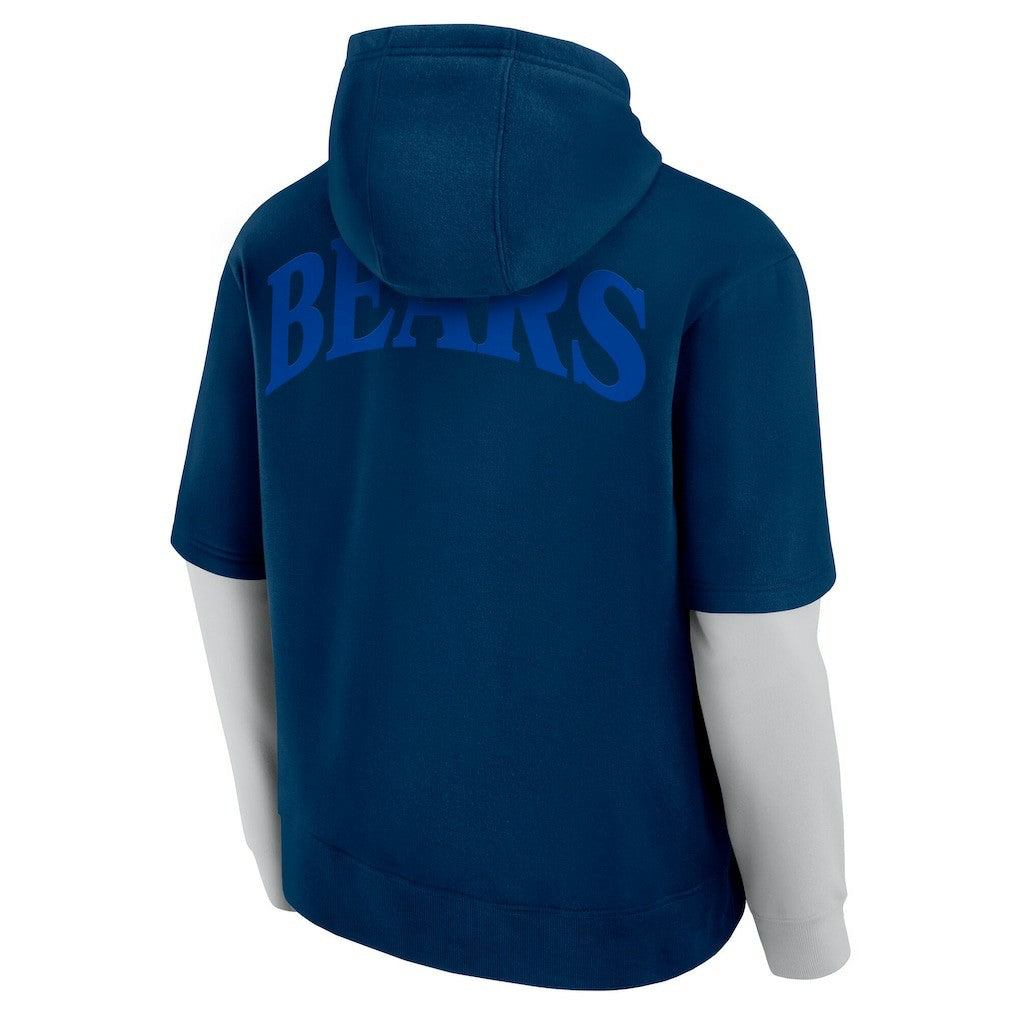 Chicago Bears Unisex Sleek Elements Pullover Hoodie Navy - Fanatics