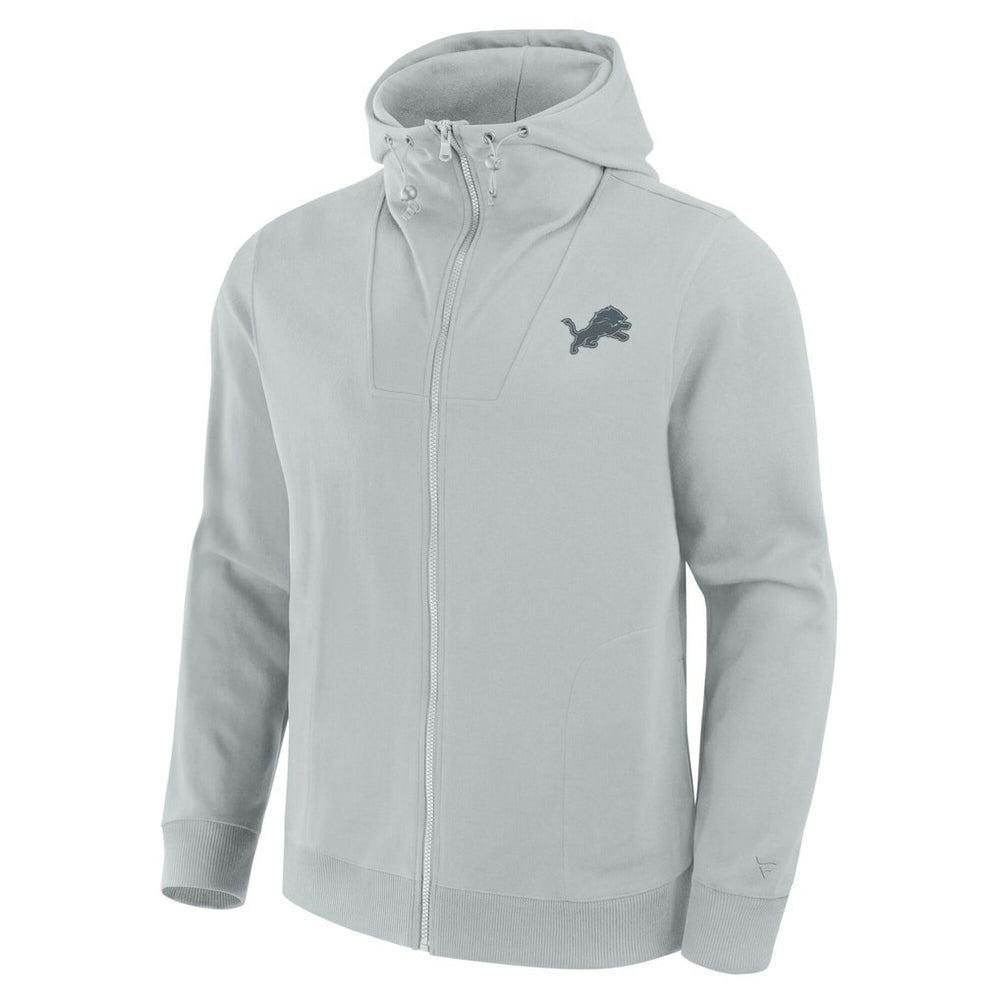 Detroit Lions Unisex Front Office Full-Zip Hoodie Gray - Fanatics