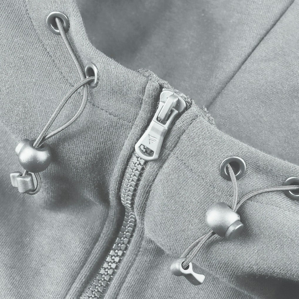 Detroit Lions Unisex Front Office Full-Zip Hoodie Gray - Fanatics