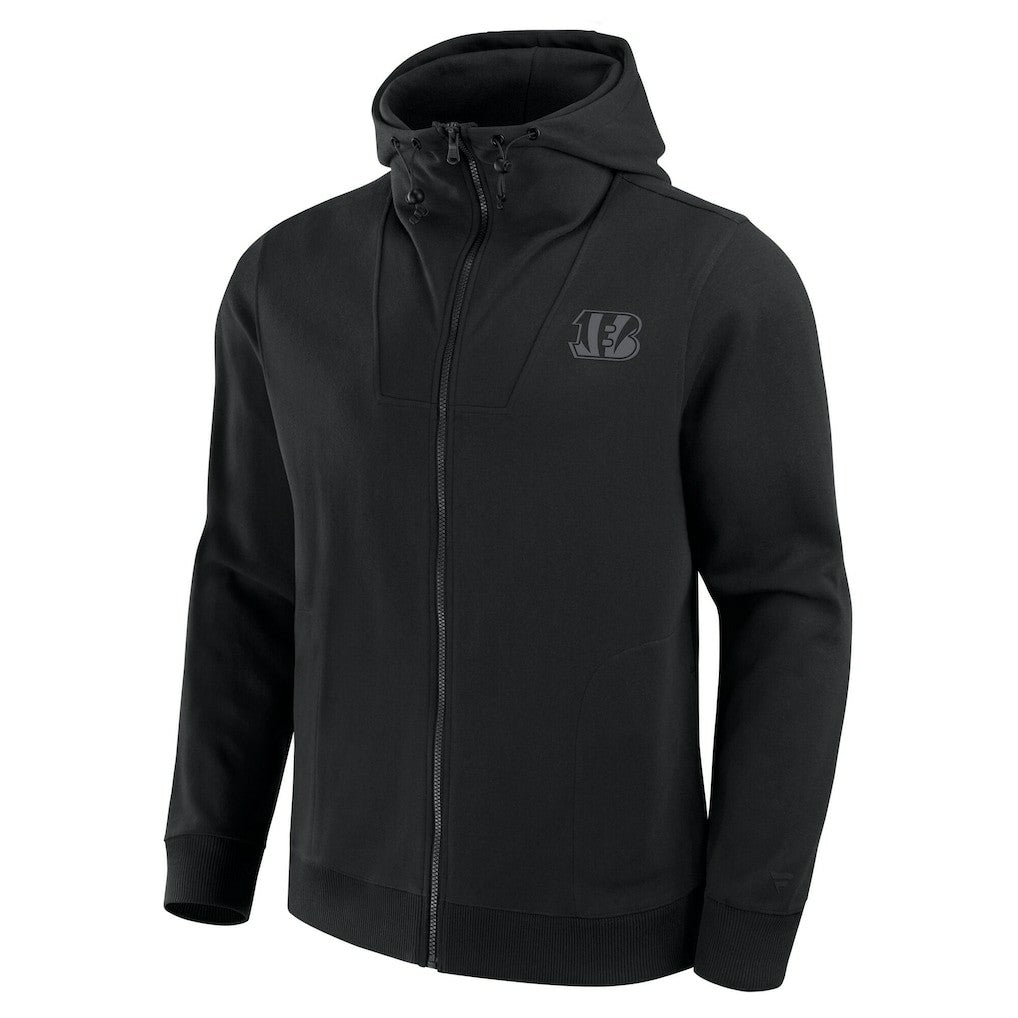 Cincinnati Bengals Unisex Front Office Full-Zip Hoodie Black - Fanatics