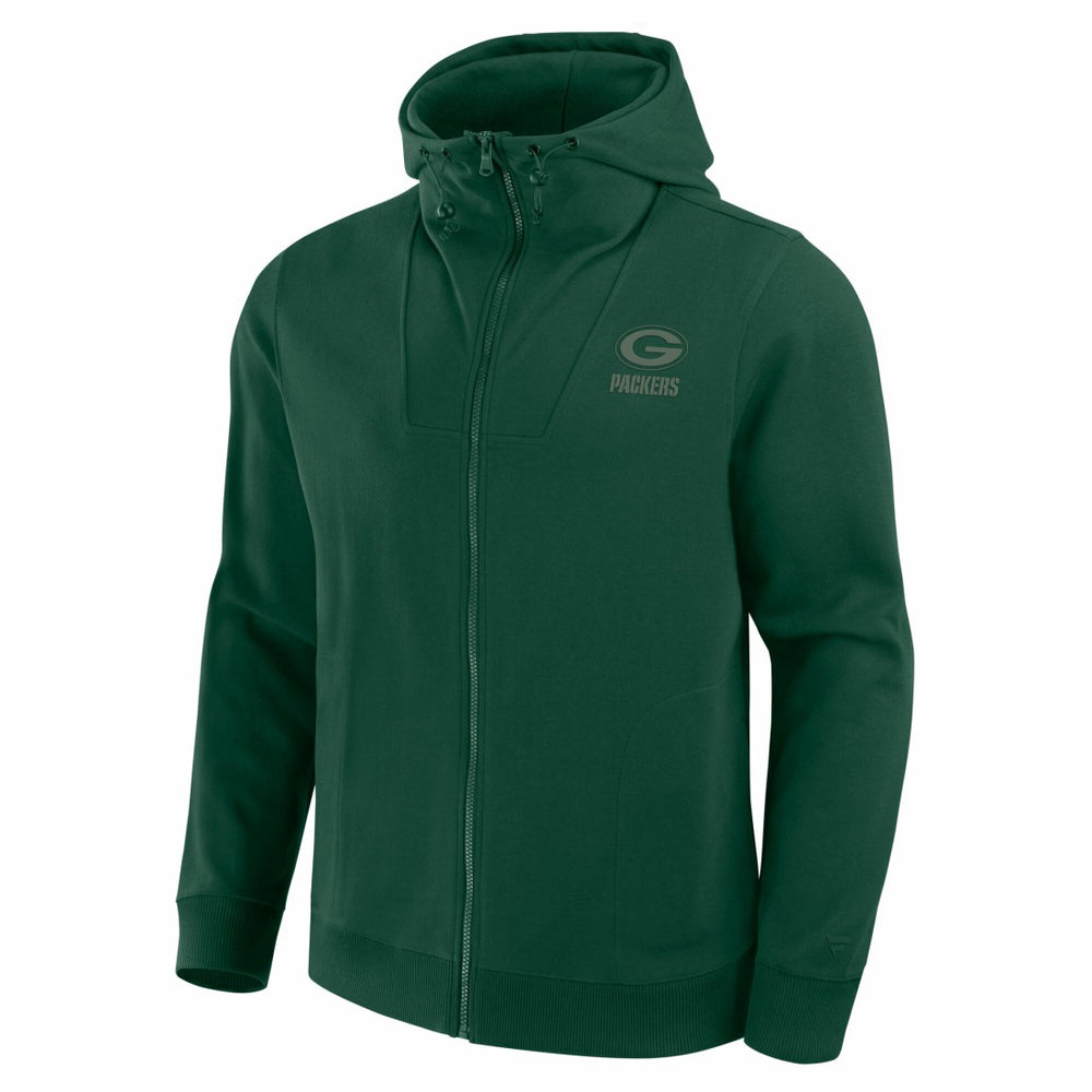 Green Bay Packers Unisex Front Office Full-Zip Hoodie Green - Fanatics