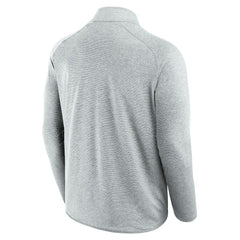 Minnesota Vikings Unisex Front Office Performance Primary Quarter-Zip Jacket Gray - Fanatics