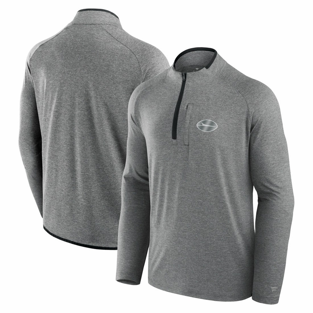 New York Jets Unisex Front Office Performance Primary Quarter-Zip Jacket Charcoal - Fanatics