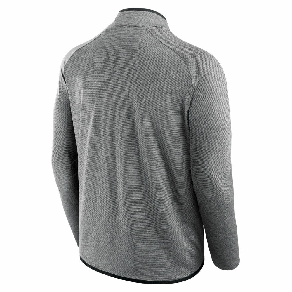New York Jets Unisex Front Office Performance Primary Quarter-Zip Jacket Charcoal - Fanatics