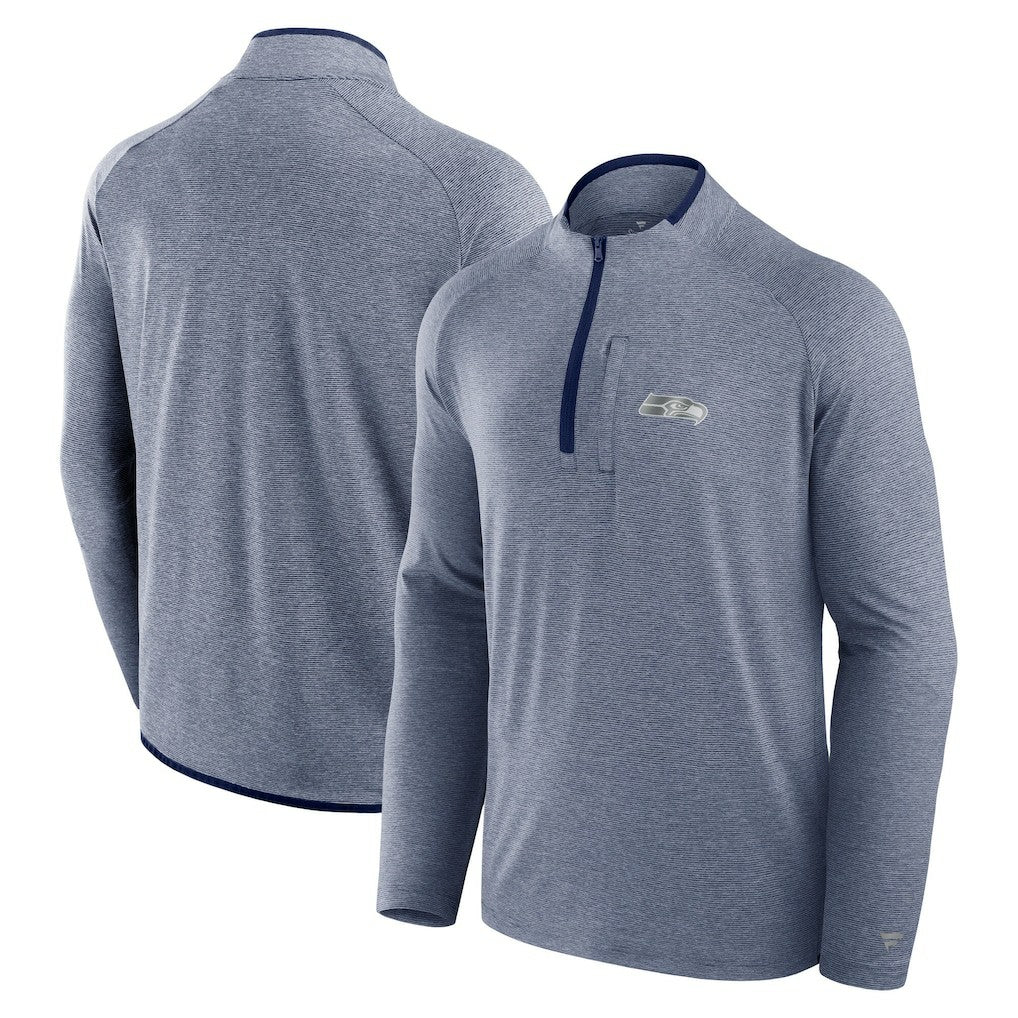 Seattle Seahawks Unisex Front Office Performance Primary Quarter-Zip Jacket College Navy - Fanatics