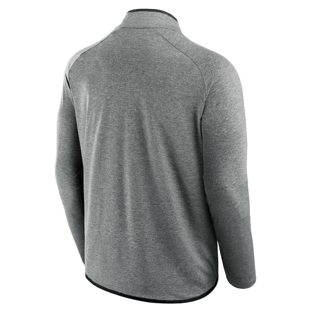 Chicago Bears Unisex Front Office Performance Primary Quarter-Zip Jacket Charcoal - Fanatics
