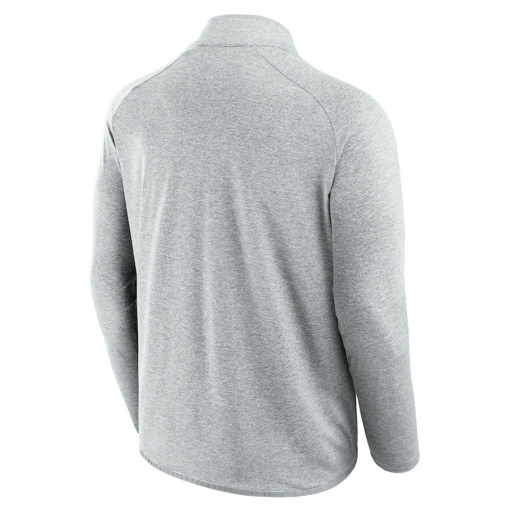 Cleveland Browns Unisex Front Office Performance Primary Quarter-Zip Jacket Gray - Fanatics