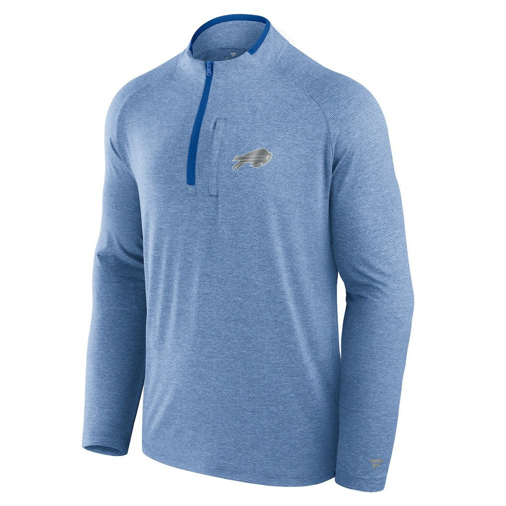 Buffalo Bills Unisex Front Office Performance Primary Quarter-Zip Jacket Royal - Fanatics