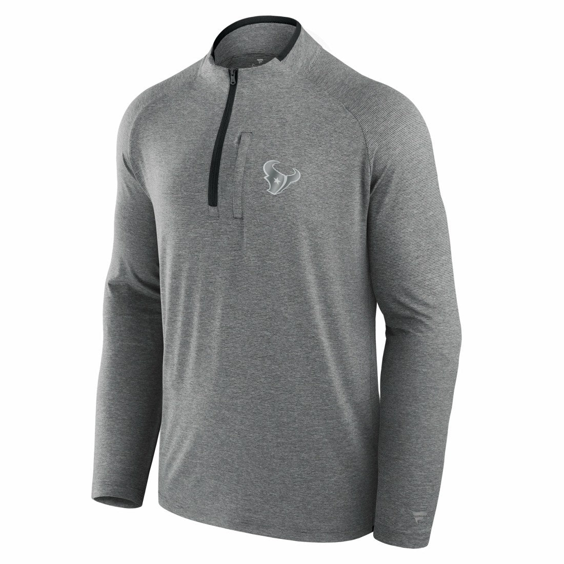 Houston Texans Unisex Front Office Performance Primary Quarter-Zip Jacket Charcoal - Fanatics
