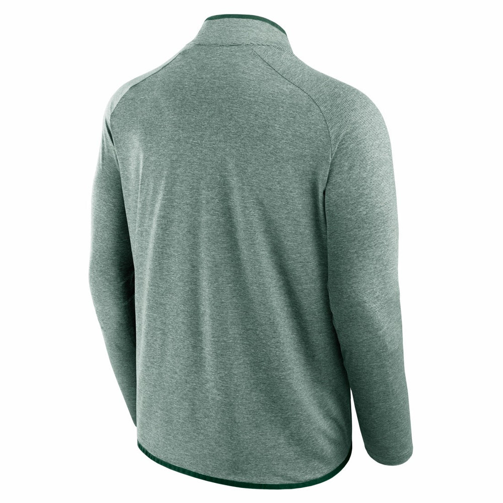Green Bay Packers Unisex Front Office Performance Primary Quarter-Zip Jacket Green - Fanatics