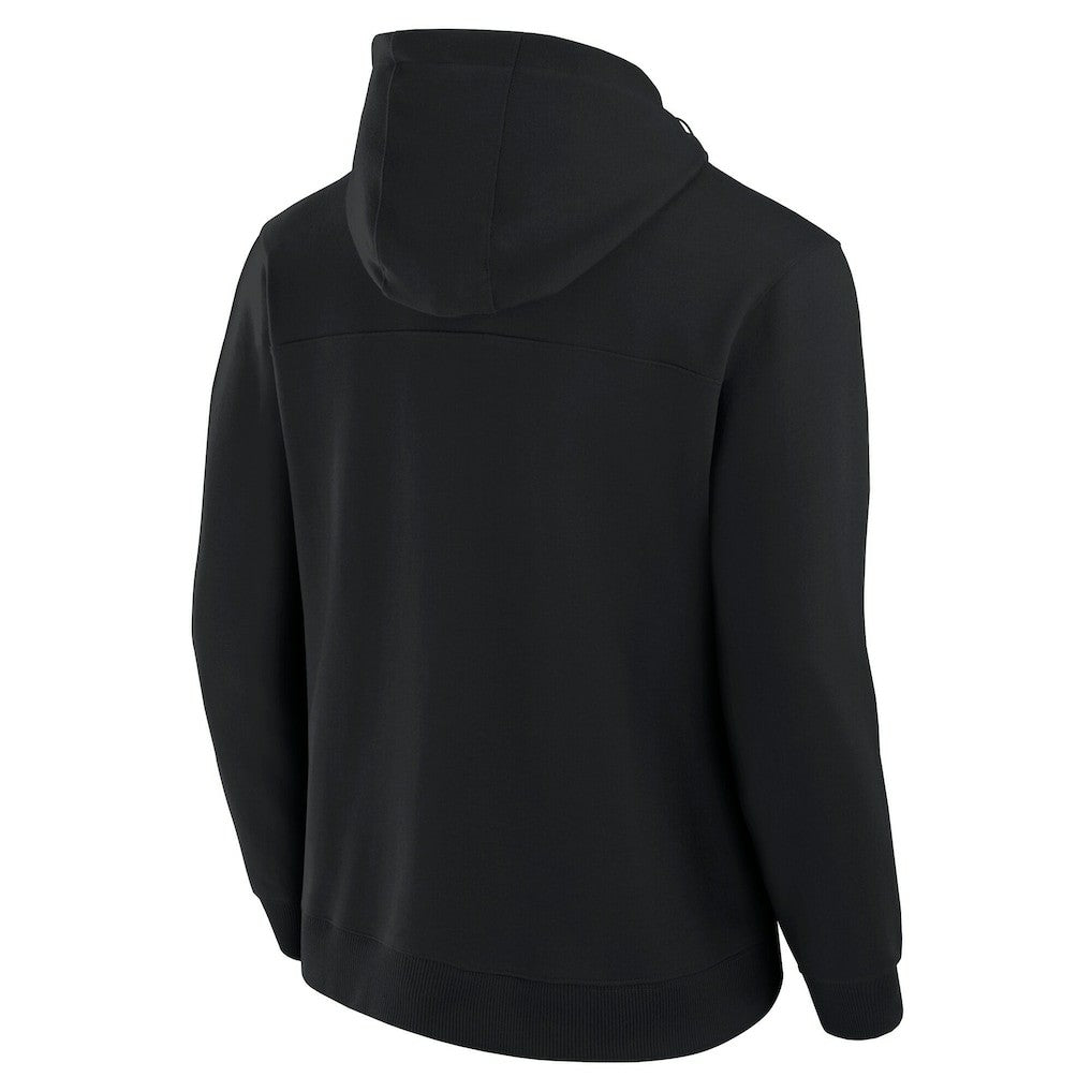 Miami Dolphins Unisex Front Office Tonal Tri-Blend Pullover Hoodie Black - Fanatics