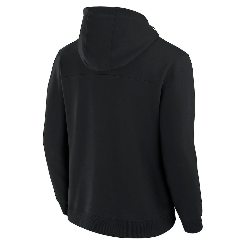 Miami Dolphins Unisex Front Office Tonal Tri-Blend Pullover Hoodie Black - Fanatics