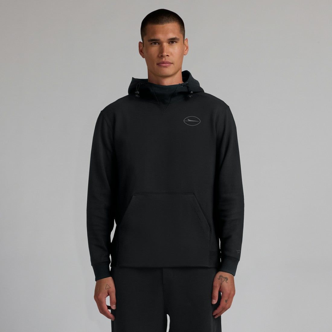 New York Jets Unisex Front Office Tonal Tri-Blend Pullover Hoodie Black - Fanatics