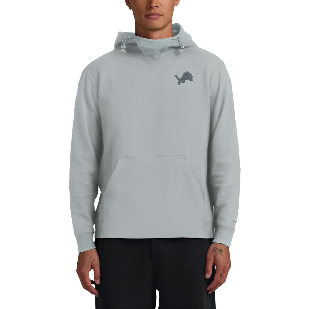 Detroit Lions Unisex Front Office Tonal Tri-Blend Pullover Hoodie Gray - Fanatics