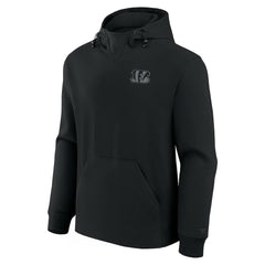 Cincinnati Bengals Unisex Front Office Tonal Tri-Blend Pullover Hoodie Black - Fanatics