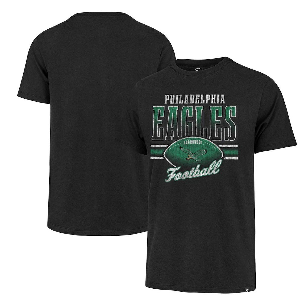 Philadelphia Eagles '47 Gridiron Classics Last Call Franklin T-Shirt Black - 47 brand