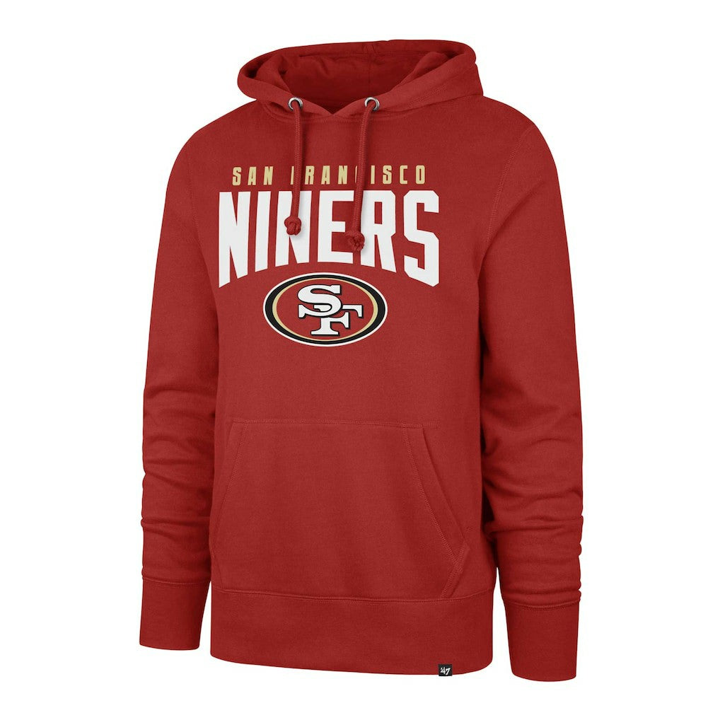 San Francisco 49ers '47 Headline Pullover Hoodie Scarlet - 47 brand
