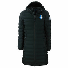 Detroit Lions Cutter & Buck Women's Throwback Logo Mission Ridge Repreve Eco Insulated Full-Zip Puffer Jacket Black - NFL