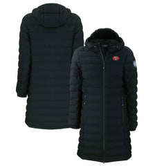 San Francisco 49ers Cutter & Buck Women's Throwback Logo Mission Ridge Repreve Eco Insulated Full-Zip Puffer Jacket Black - NFL