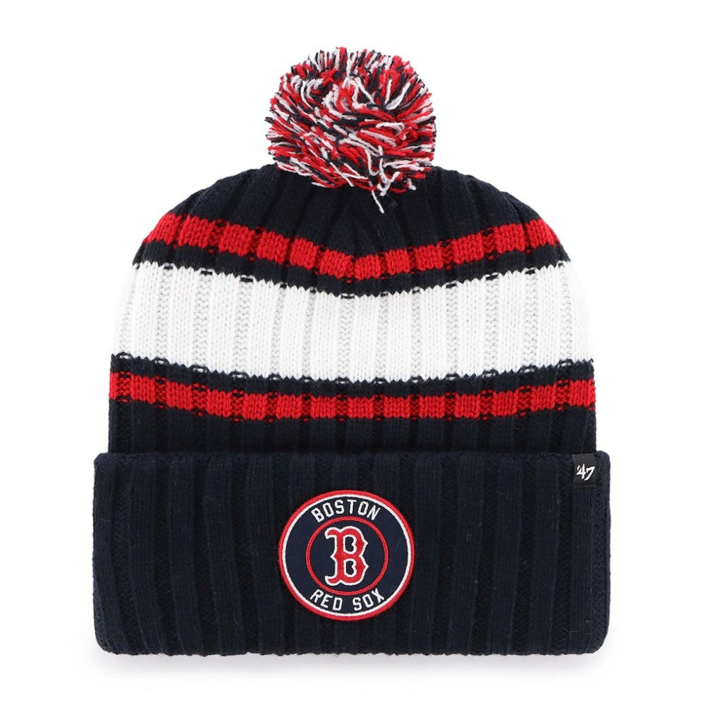 Boston Red Sox '47 Plateau Cuffed Knit Hat with Pom discount