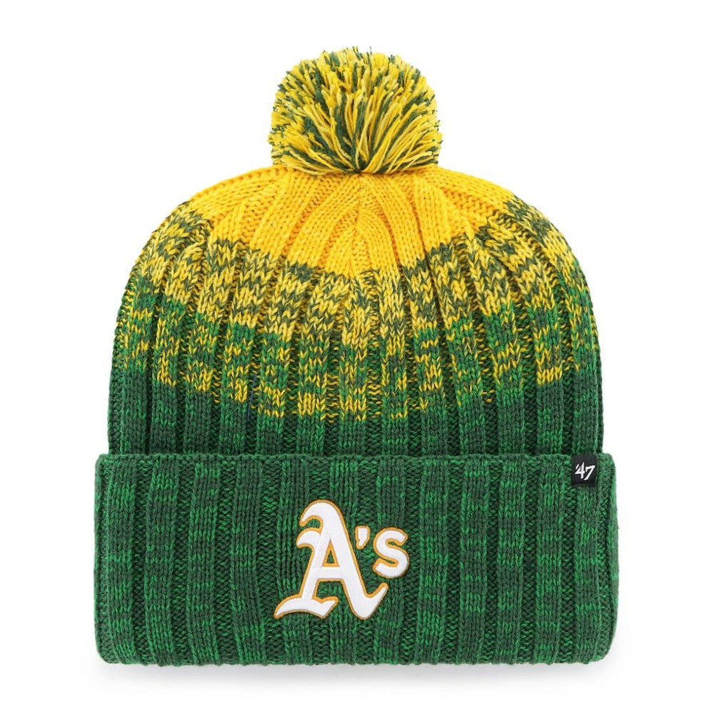 Oakland Athletics '47 Cascade Cuffed Knit Hat with Pom Lifestyle