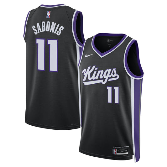 Domantas Sabonis Sacramento Kings Unisex Swingman Player Jersey - Icon Edition - Black | NBA Jerseys