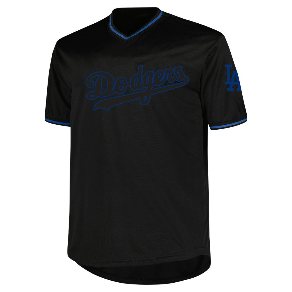 Los Angeles Dodgers Profile Big & Tall Pop Fashion Jersey - Black | MLB Jerseys