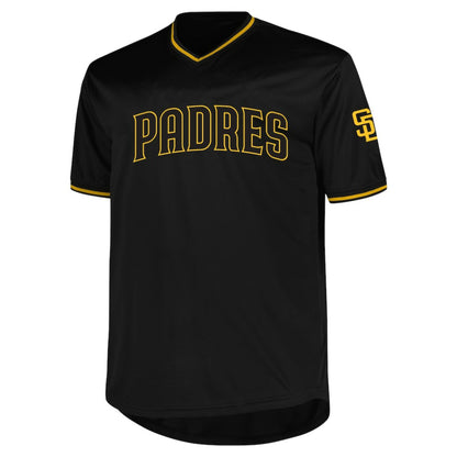 San Diego Padres Profile Big & Tall Pop Fashion Jersey - Black | MLB Jerseys