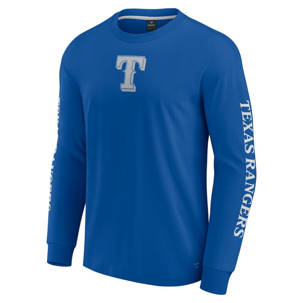 Texas Rangers Fanatics Elements Strive Long Sleeve T-Shirt discount