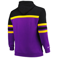 Mitchell & Ness - Los Angeles Lakers Big & Tall Hardwood Classics Head Coach Pullover Hoodie - Black