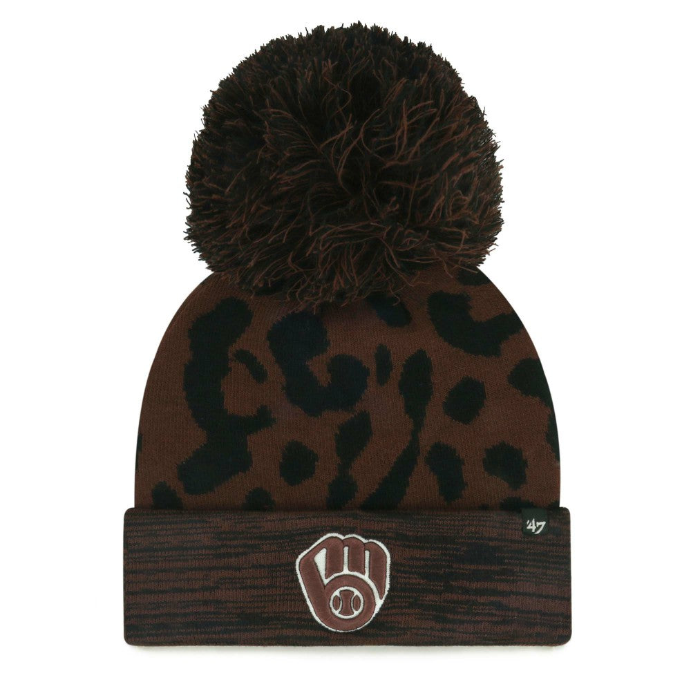 Milwaukee Brewers '47 Women's Rosette Cuffed Knit Hat with Pom Online