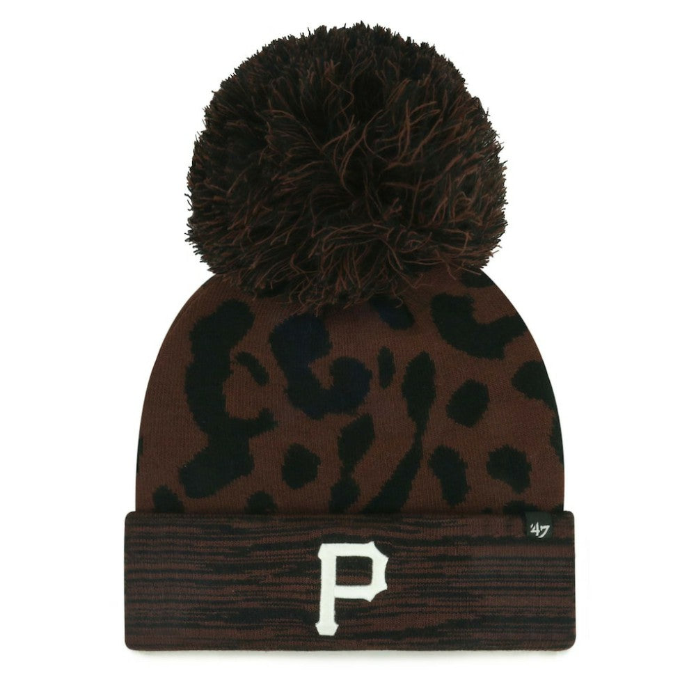 Pittsburgh Pirates '47 Women's Rosette Cuffed Knit Hat with Pom On Sale