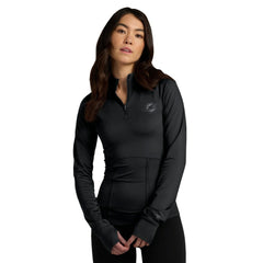 Miami Dolphins Women's Elements Quarter-Zip Jacket Black - Fanatics