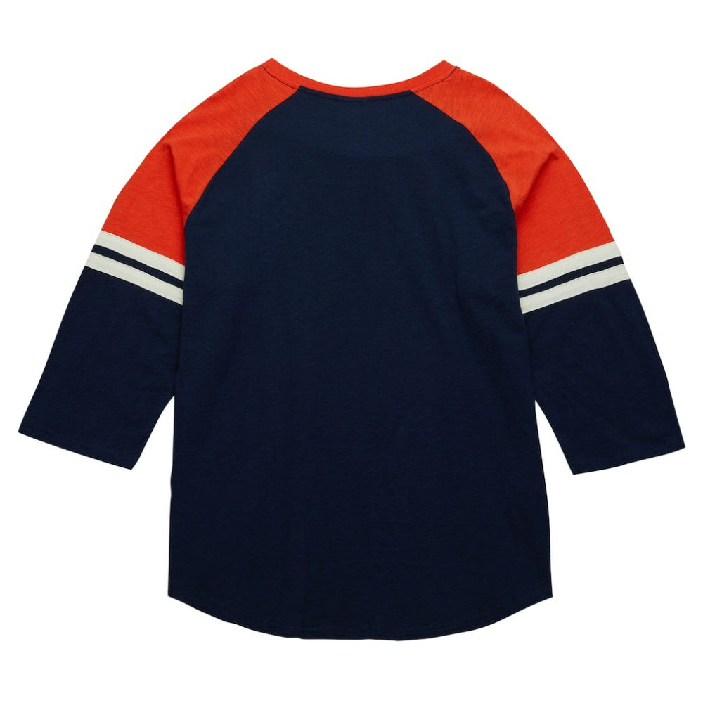 Houston Astros Mitchell & Ness Cooperstown Collection Legendary Raglan Slub Henley 3/4-Sleeve T-Shirt Clearance