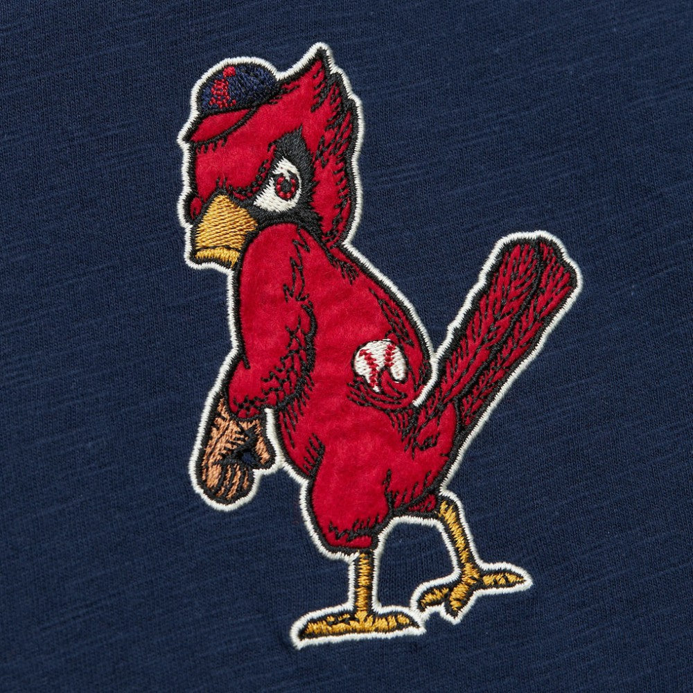St. Louis Cardinals Mitchell & Ness Cooperstown Collection Legendary Raglan Slub Henley Three-Quarter Sleeve T-Shirt Near Me