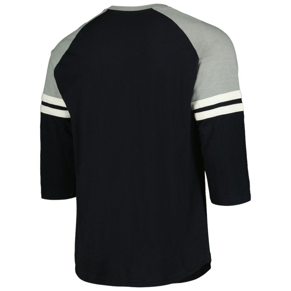 Chicago White Sox Mitchell & Ness Cooperstown Collection Legendary Raglan Slub Henley 3/4-Sleeve T-Shirt Clearance