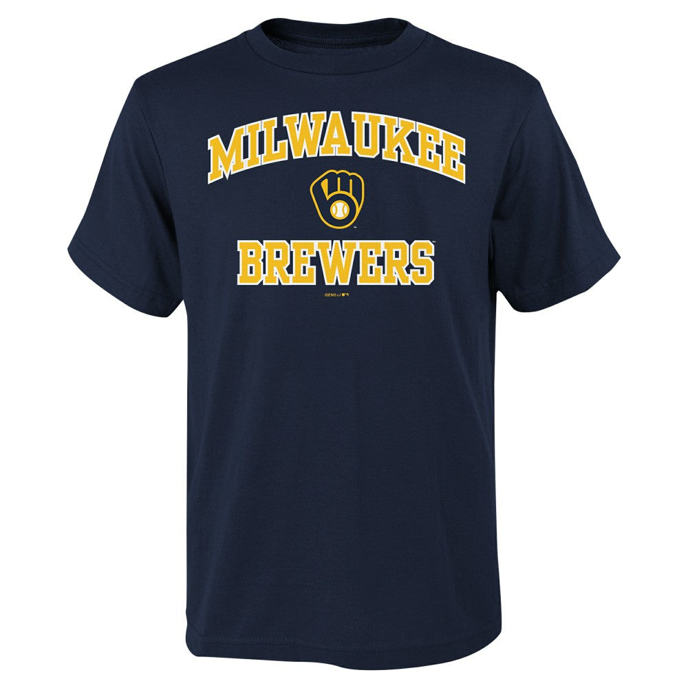 Milwaukee Brewers Youth Heart & Soul T-Shirt Sale