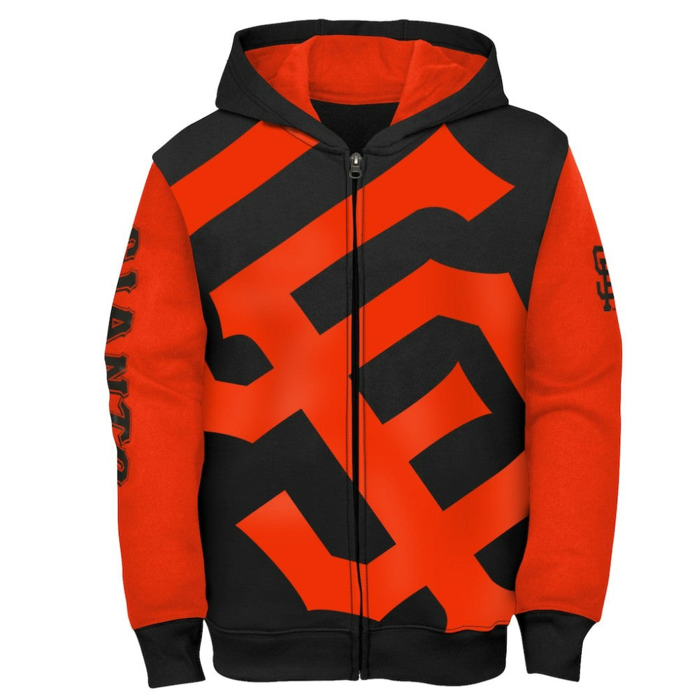 San Francisco Giants Fanatics Youth Postcard Full-Zip Hoodie Jacket Clearance