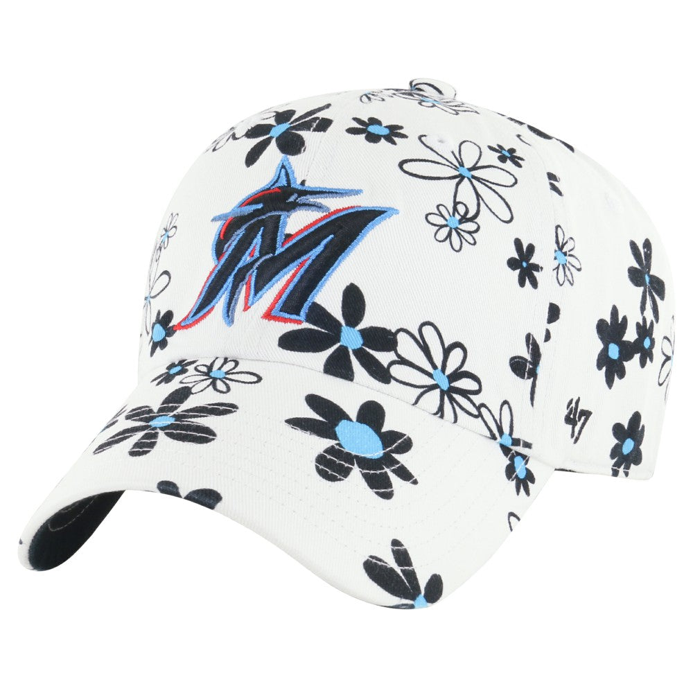 Miami Marlins '47 Girls Youth Daisy Delight Clean Up Adjustable Hat for sale